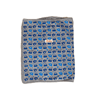 Fular Pre Armado Gris Azul Carrito Fular Pre Armado Gris Azul Carrito