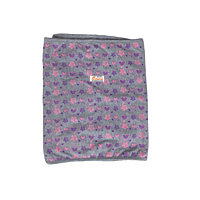 Fular Pre Armado Gris Morado Estrella