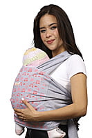 Fular Pre Armado Gris Rosado Estrella Fular Pre Armado Gris Rosado Estrella