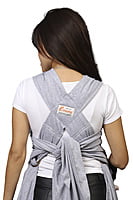 Fular Pre Armado Gris Azul Carrito Fular Pre Armado Gris Azul Carrito