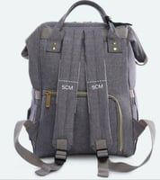 Mochila Pañalera Gris