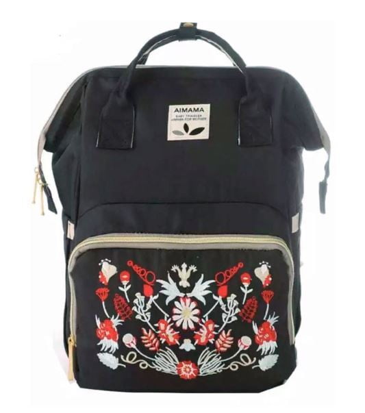Mochila Pañalera Bordada