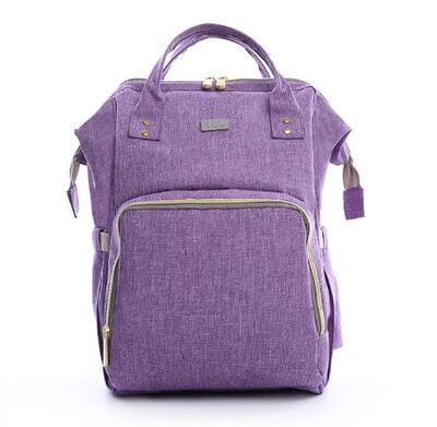 Mochila Pañalera Lila