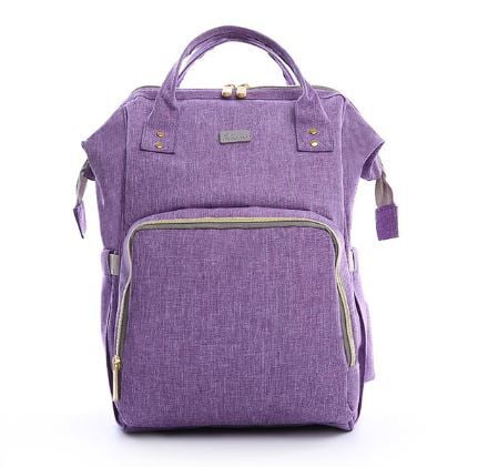Mochila Pañalera Lila